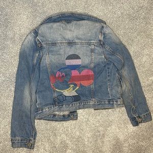 Gap/Disney Mickey Mouse embroidered denim jacket Kid’s